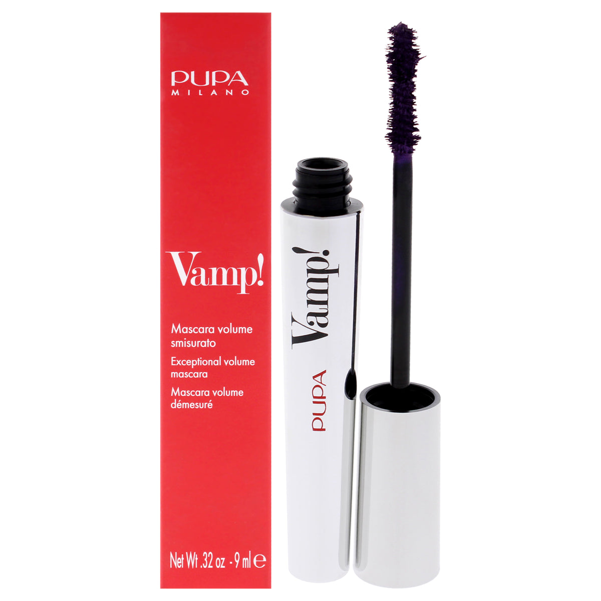 Vamp! Mascara - 400 Amethyst Violet by Pupa Milano for Women - 0.32 oz Mascara