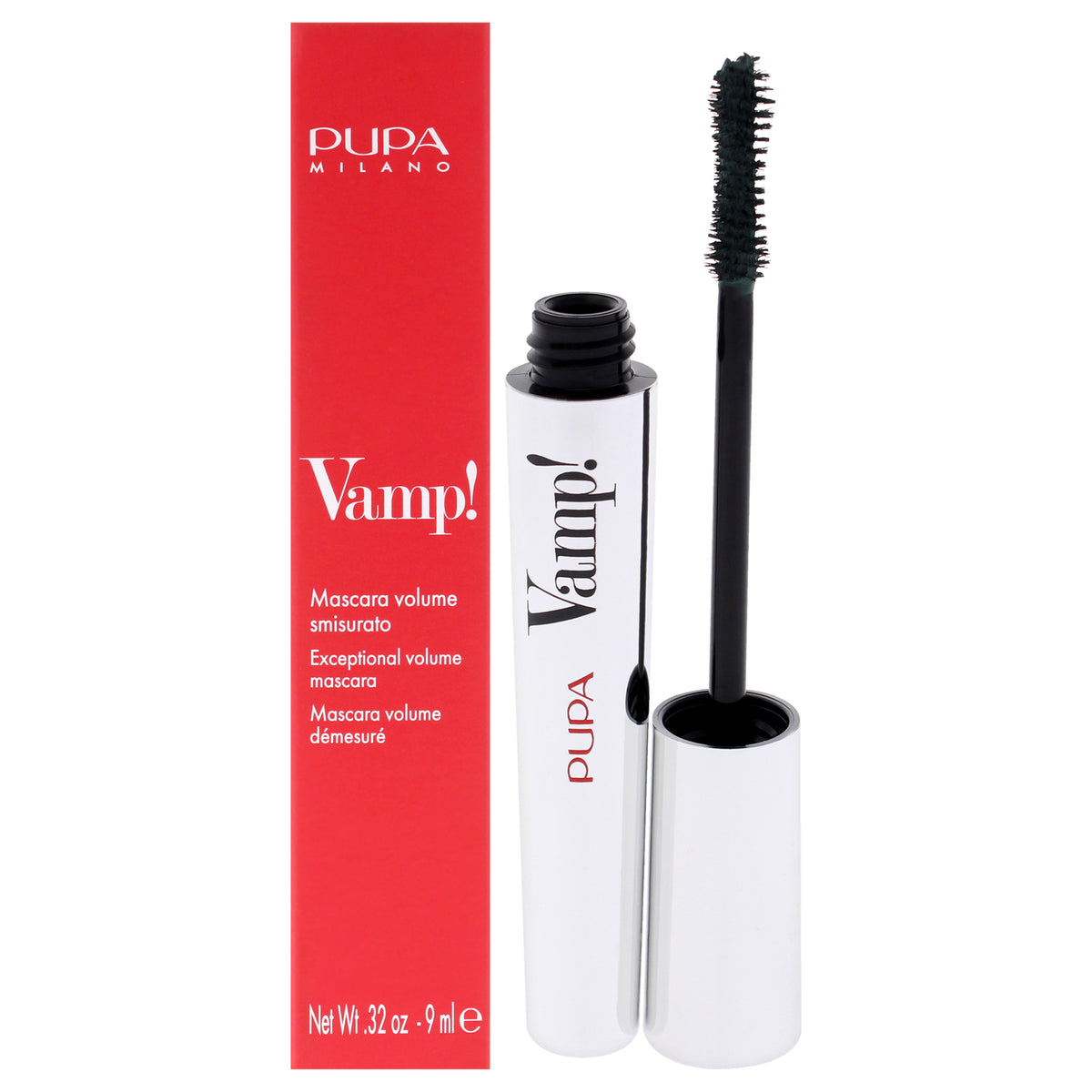 Vamp! Mascara - 504 Military Green by Pupa Milano for Women - 0.32 oz Mascara