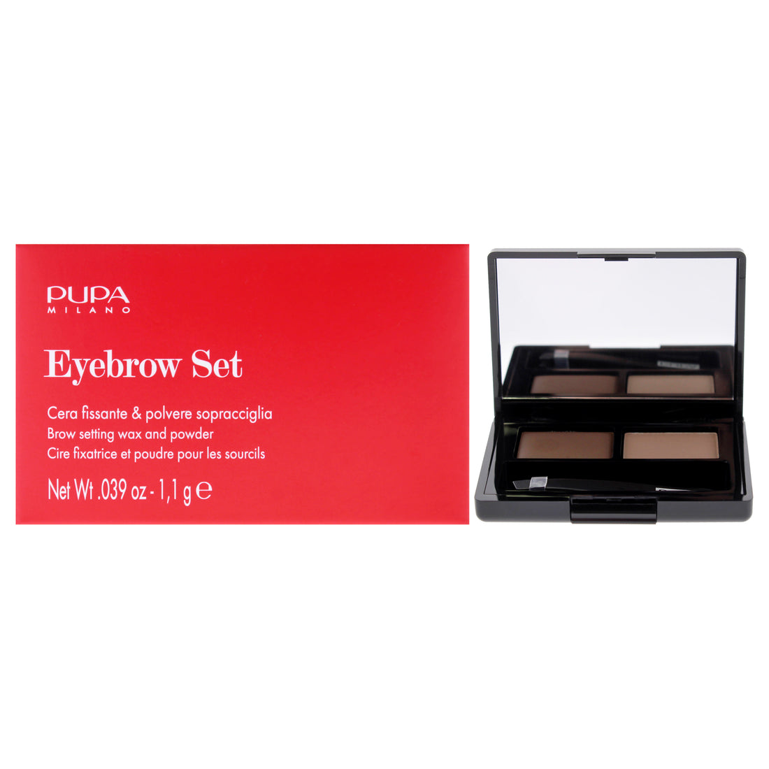 Eyebrow Design Set - 002 Brown by Pupa Milano for Women - 0.039 oz Eyebrow