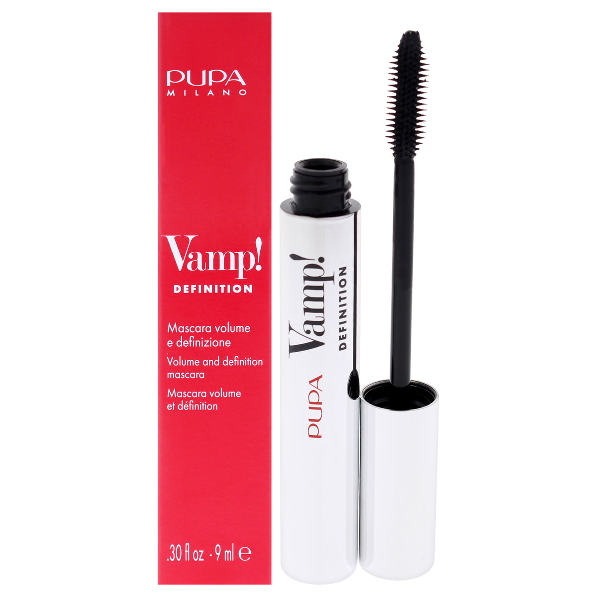 Vamp! Definition Mascara - 001 Extra Black by Pupa Milano for Women - 0.3 oz Mascara