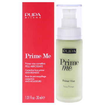 Prime Me Corrective Anti Redness Face Primer - 003 Green by Pupa Milano for Women - 1.01 oz Primer