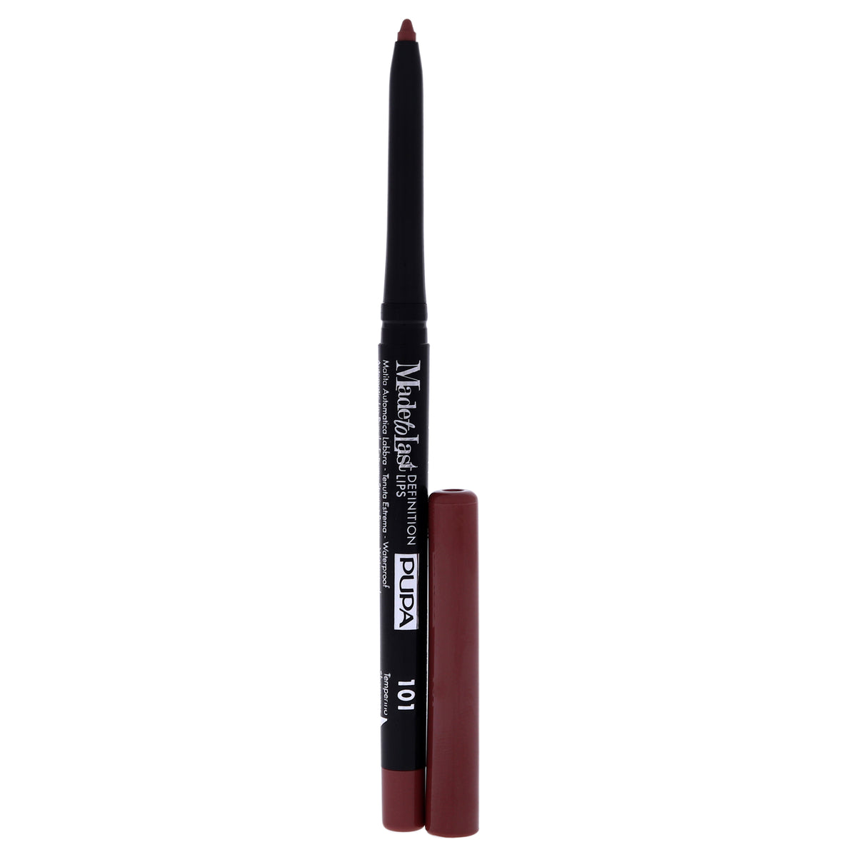 Made To Last Definition Lips - 101 Natural Brown by Pupa Milano for Women - 0.012 oz Lip Pencil