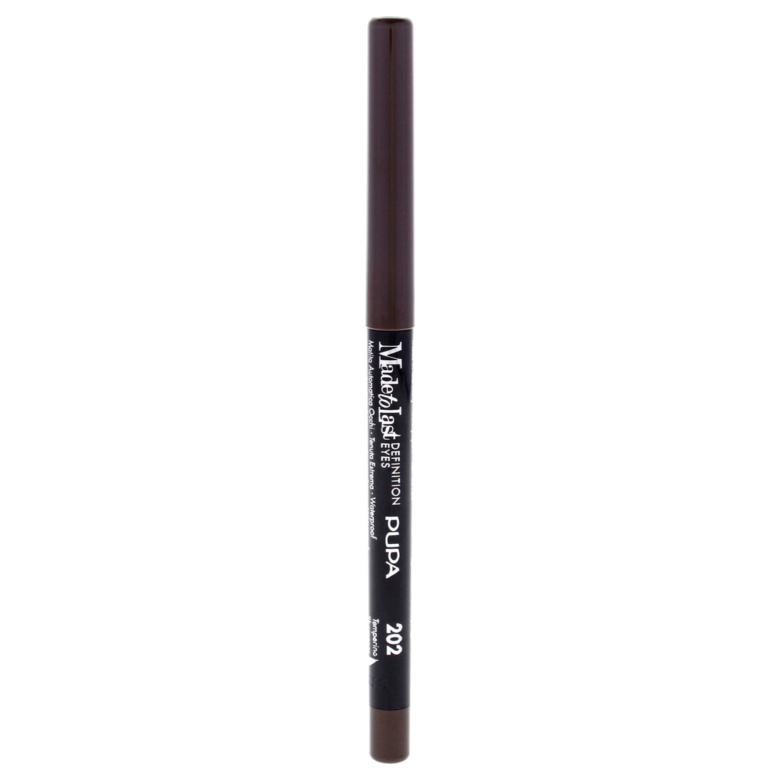 Made To Last Definition Eyes - 202 Dark Cocoa by Pupa Milano for Women - 0.012 oz Eye Pencil