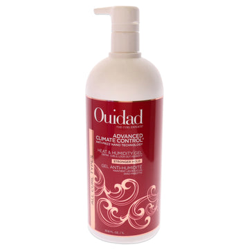 Advanced Climate Control Heat and Humidity Gel - Strong Hold by Ouidad for Unisex - 33.8 oz Gel