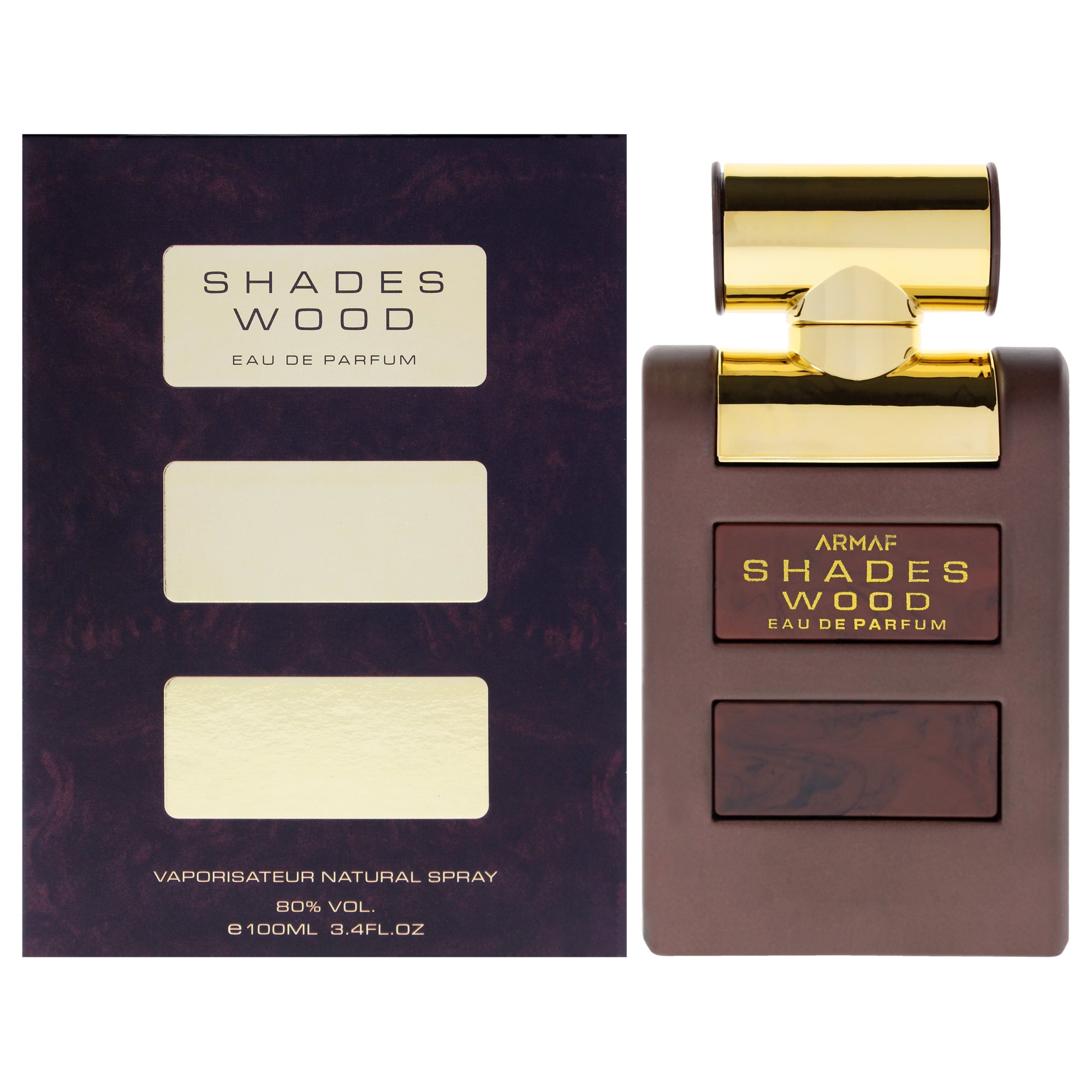 Shades Wood by Armaf for Men - 3.4 oz EDP Spray