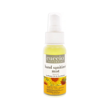 Hand Sanitizer Mist - Sunflower Oil and Eucalyptus by Cuccio Naturale for Unisex - 2 oz Hand Sanitizer