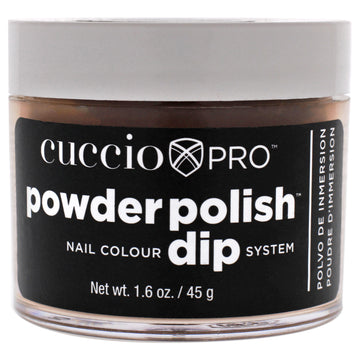 Pro Powder Polish Nail Colour Dip System - Caramel Kisses by Cuccio Pro for Women - 1.6 oz Nail Powder