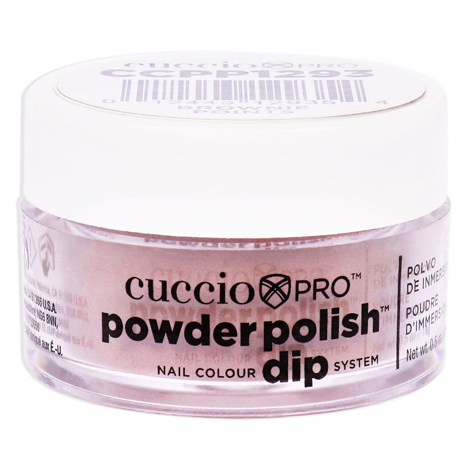 Pro Powder Polish Nail Colour Dip System - Brownie Points by Cuccio Pro for Women - 0.5 oz Nail Powder