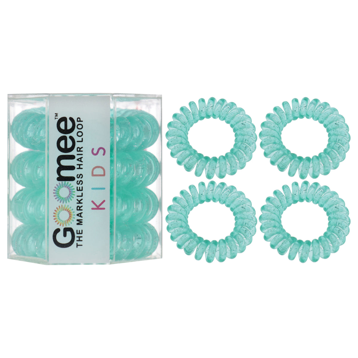 Kids The Markless Hair Loop Set - Diamond Sky by Goomee for Kids - 4 Pc Hair Tie