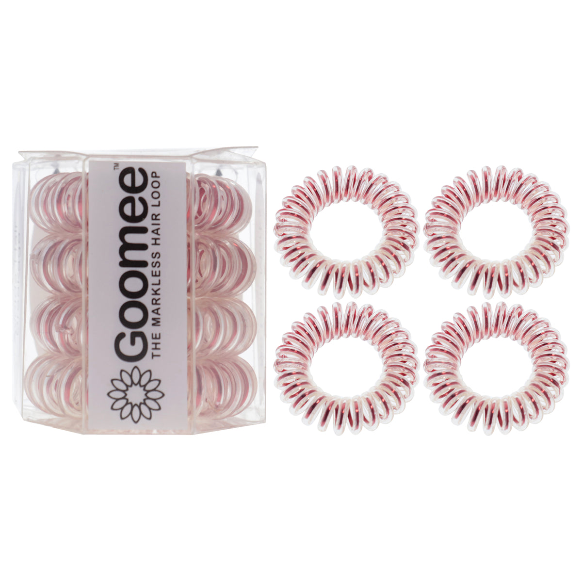 The Markless Hair Loop Set - Stocking Stuffe by Goomee for Women - 4 Pc Hair Tie