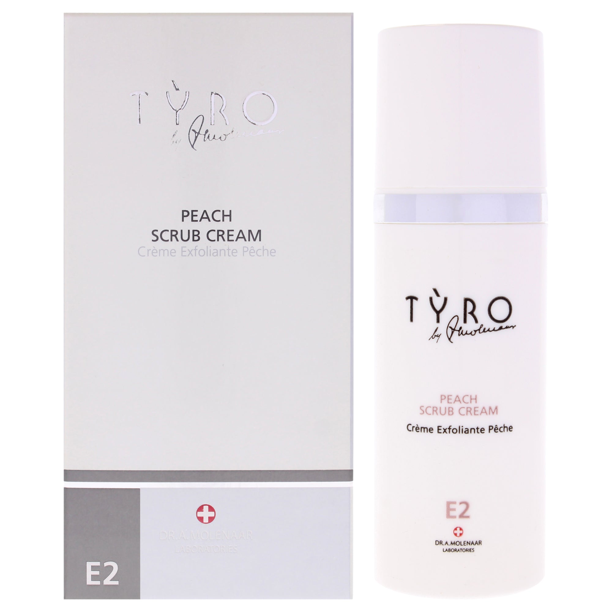 Peach Scrub Cream by Tyro for Unisex - 1.69 oz Cream