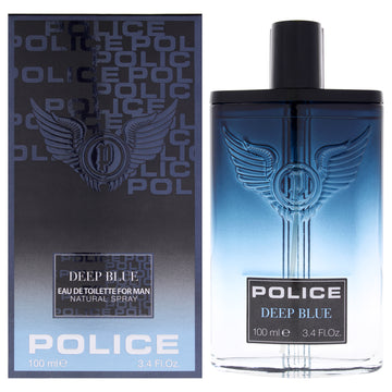 Police Deep Blue by Police for Men - 3.4 oz EDT Spray