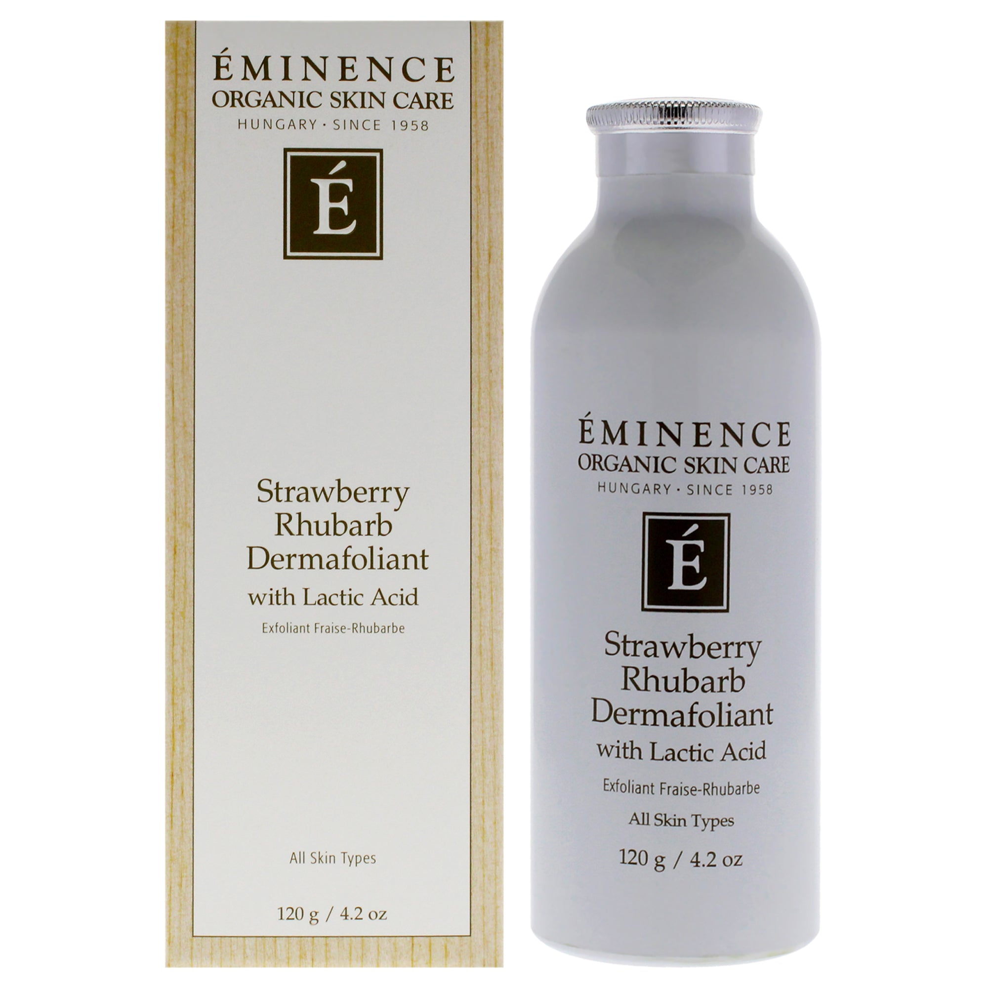 Strawberry Rhubarb Dermafoliant With Lactic Acid by Eminence for Unisex - 4.2 oz Exfoliator