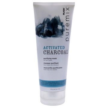 Puremix Activated Charcoal Purifying Mask by Rusk for Unisex - 6 oz Mask