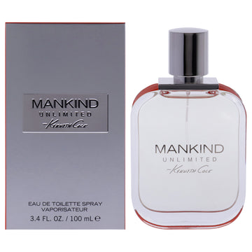 Mankind Unlimited by Kenneth Cole for Men - 3.4 oz EDT Spray