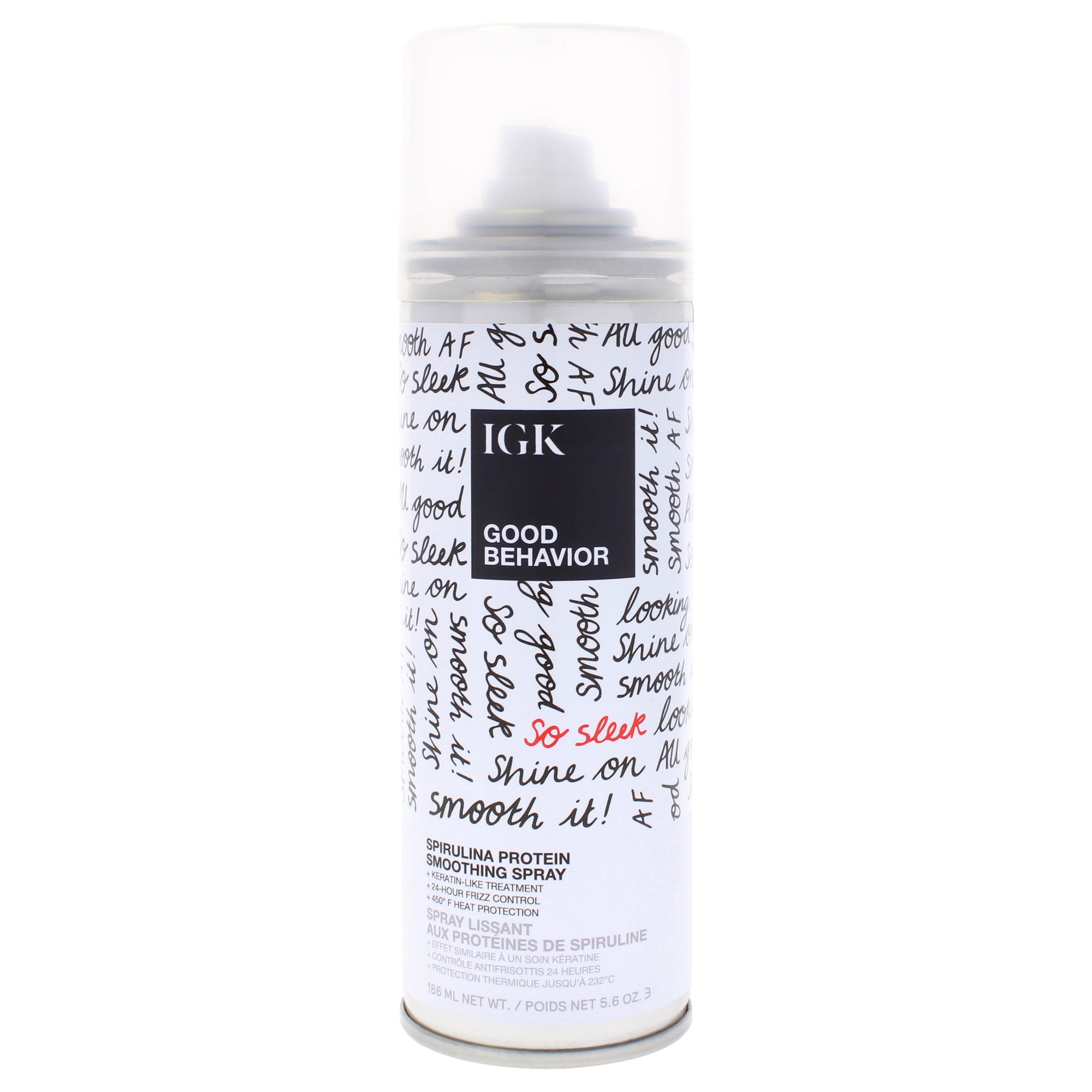 Good Behavior Spirulina Protein Smoothing Spray by IGK for Women - 5.6 oz Hair Spray