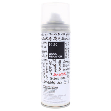 Good Behavior Spirulina Protein Smoothing Spray by IGK for Women - 5.6 oz Hair Spray