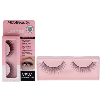 Lashes for Lash Bond - Natural by MCoBeauty for Women - 1 Pair Eyelashes