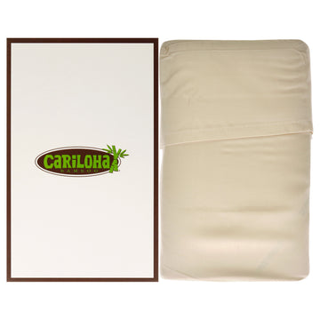 Resort Bamboo Pillowcase Set - Coconut Milk-King by Cariloha for Unisex - 2 Pc Pillowcase