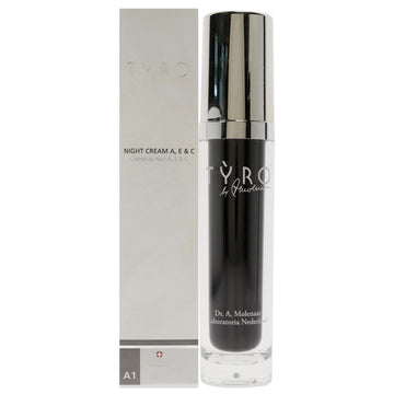 Night Cream A E and C by Tyro for Unisex - 2.03 oz Cream