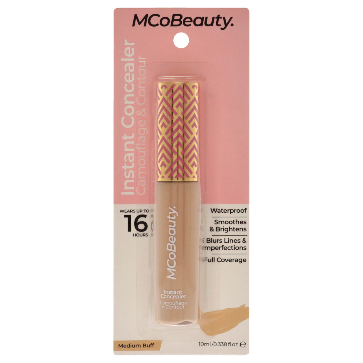 Instant Camouflage and Contour Concealer - Medium Buff by MCoBeauty for Women - 0.3 oz Concealer