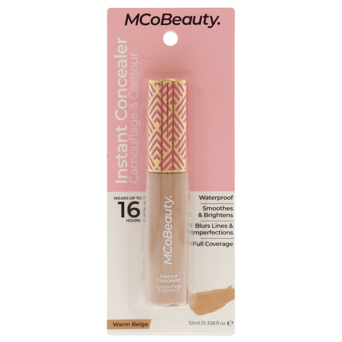 Instant Concealer Camouflage and Contour - Warm Beige by MCoBeauty for Women - 0.338 oz Concealer