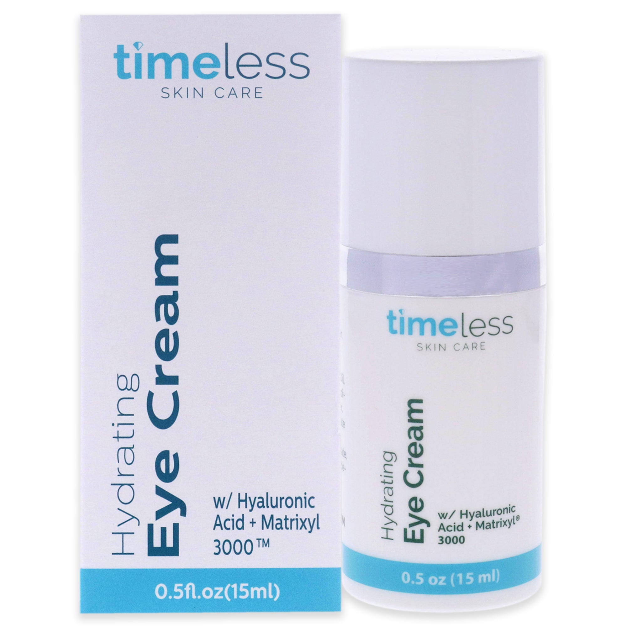 Hydrating Hyaluronic Acid Eye Cream by Timeless for Unisex - 0.5 oz Cream