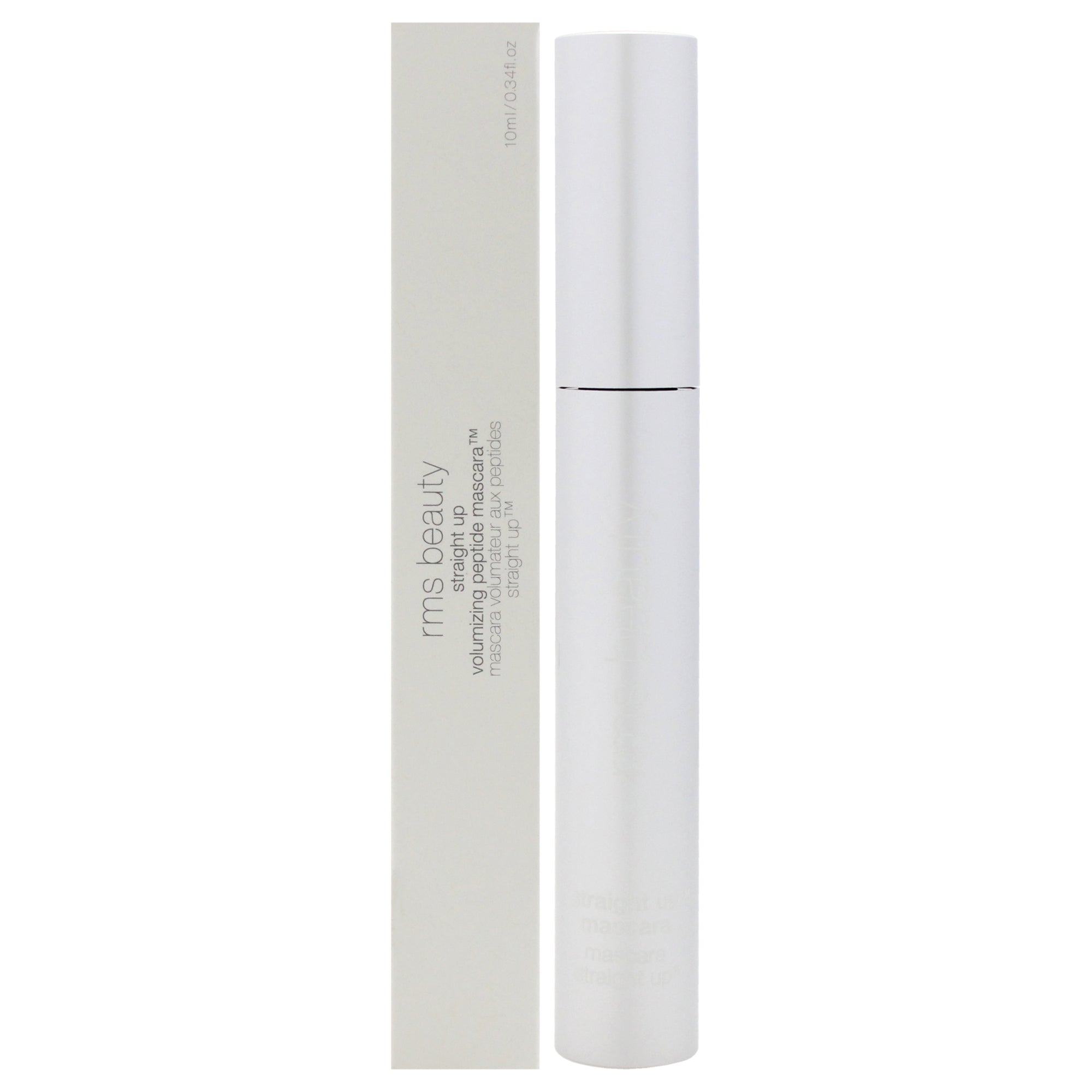 Straight Up Volumizing Peptide Mascara - HD Black by RMS Beauty for Women - 0.34 oz Mascara