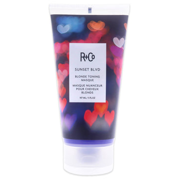 Sunset Blvd Blonde Toning Masque by R+Co for Unisex - 5 oz Mask