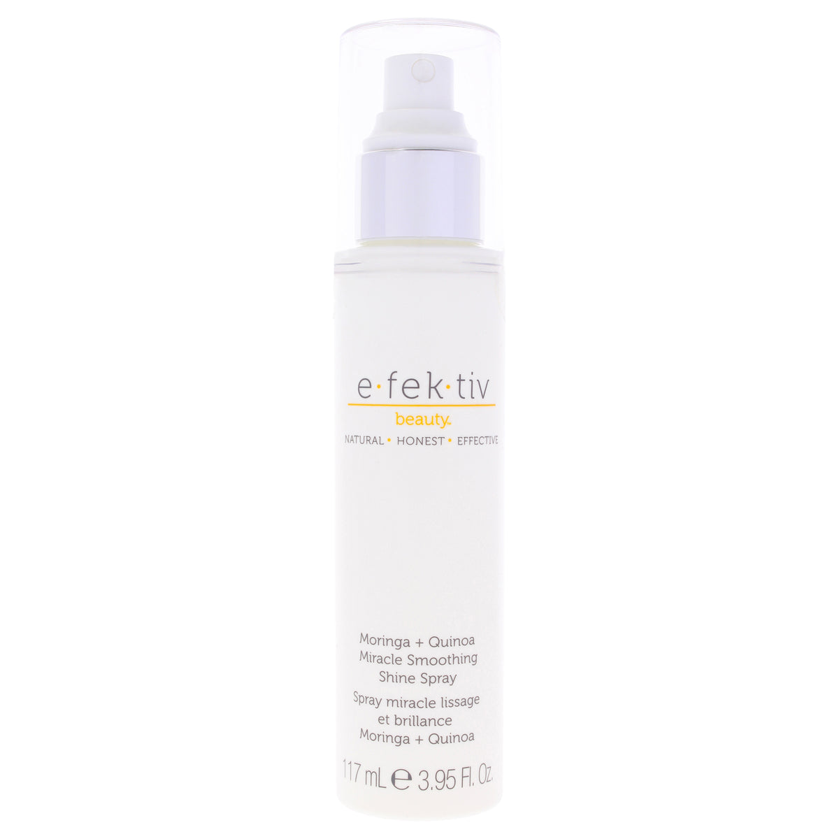 Moringa Plus Quinoa Miracle Smoothing Shine Spray by e.fek.tiv for Unisex - 3.95 oz Hair Spray