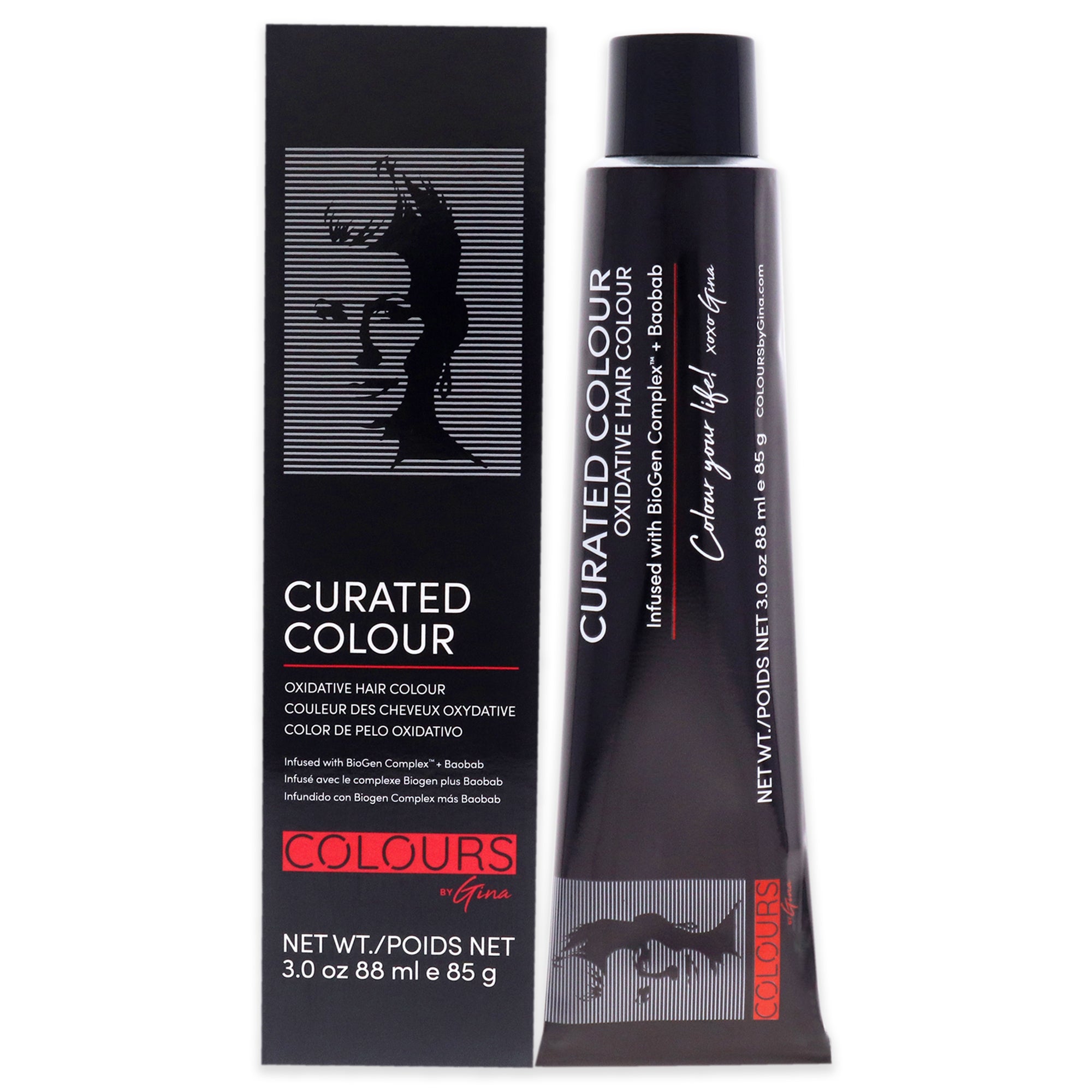 Curated Colour - 8.1-8B Light Cool Blonde by Colours By Gina for Unisex - 3 oz Hair Color
