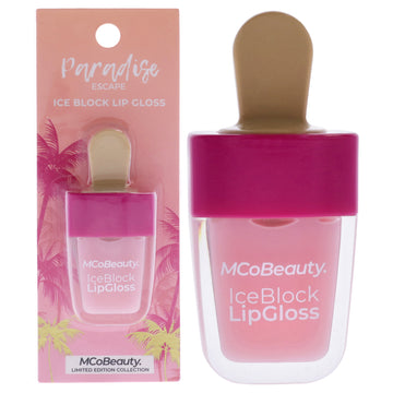 Paradise Escape Ice Block Lip Gloss - Cosmo by MCoBeauty for Women - 0.185 oz Lip Gloss