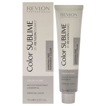 Revlonissimo Color Sublime - 1 Black by Revlon for Unisex - 2.5 oz Hair Color