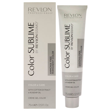 Revlonissimo Color Sublime - 5.34 Light Gold Copper Brown by Revlon for Unisex - 2.5 oz Hair Color