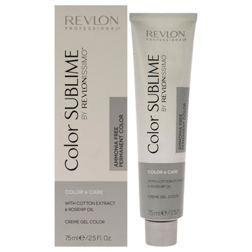 Revlonissimo Color Sublime - 9.12 Very Light Ash Iridescent Blonde by Revlon for Unisex - 2.5 oz Hair Color