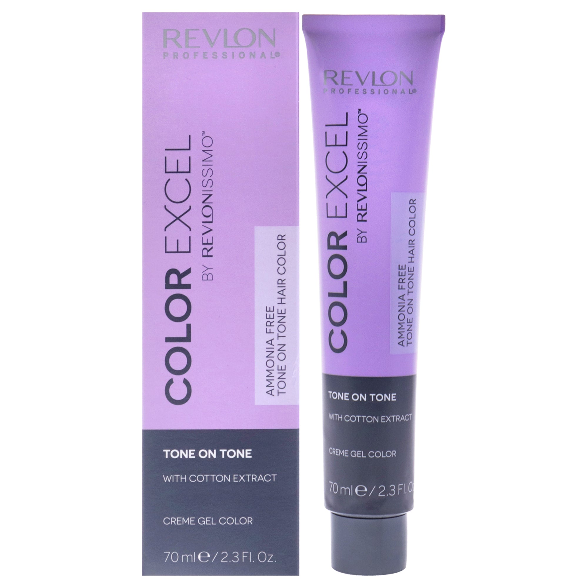 Revlonissimo Color Excel - 4.65 Medium Red Mahogany Brown by Revlon for Unisex - 2.3 oz Hair Color