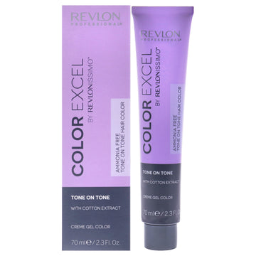 Revlonissimo Color Excel - 4.65 Medium Red Mahogany Brown by Revlon for Unisex - 2.3 oz Hair Color