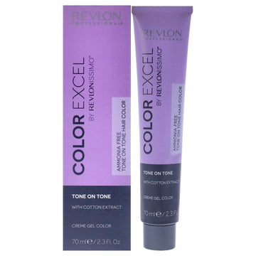 Revlonissimo Color Excel - 5.41 Light Chestnut Ash Brown by Revlon for Unisex - 2.3 oz Hair Color