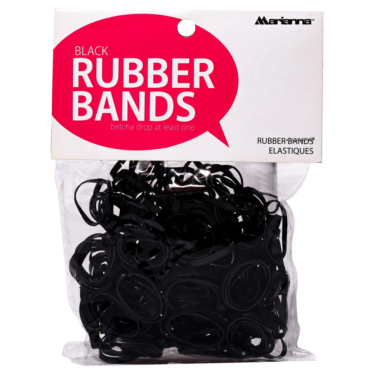 Rubber Bands - Black by Marianna for Women - 250 Count Hair Tie