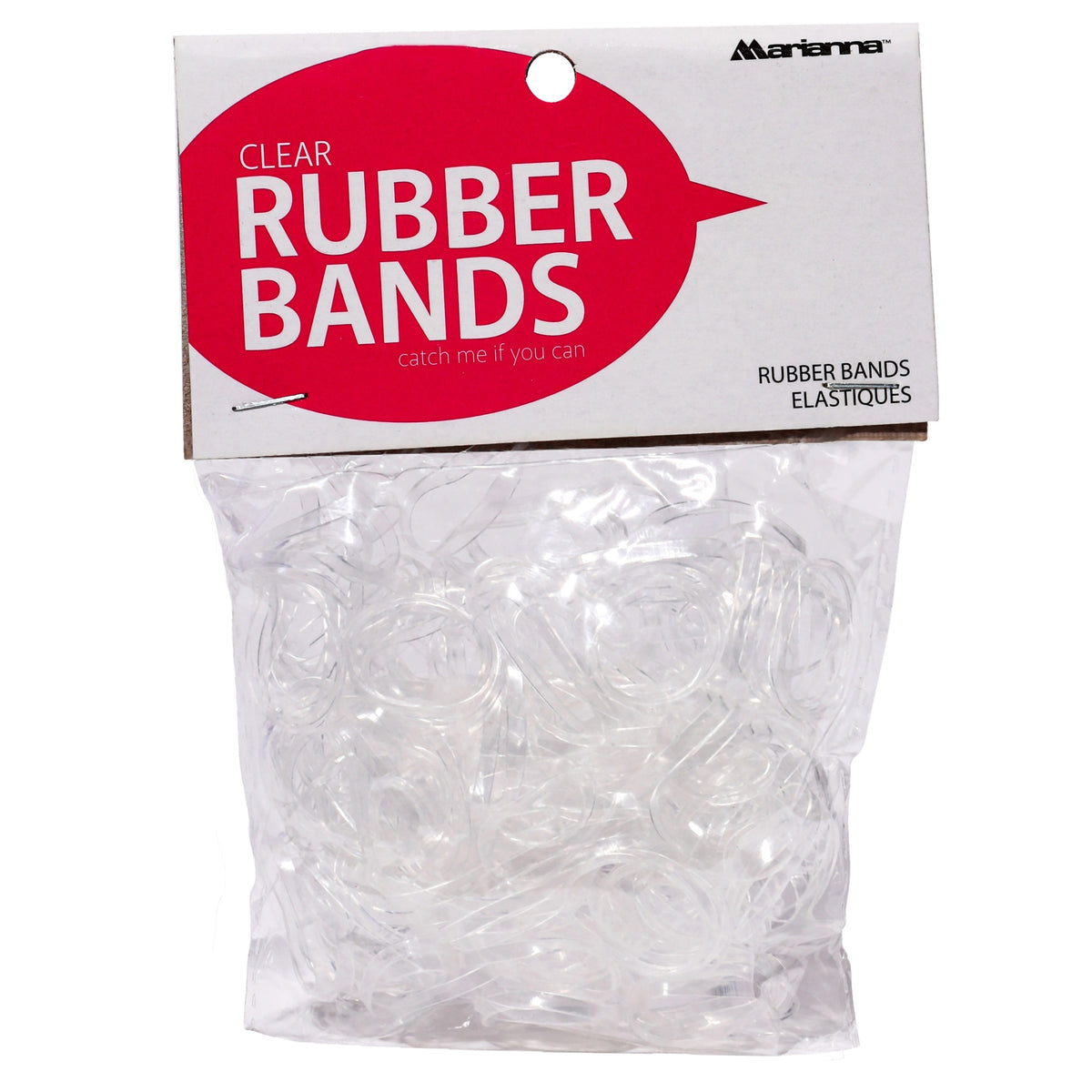 Rubber Bands - Clear by Marianna for Women - 250 Count Hair Tie