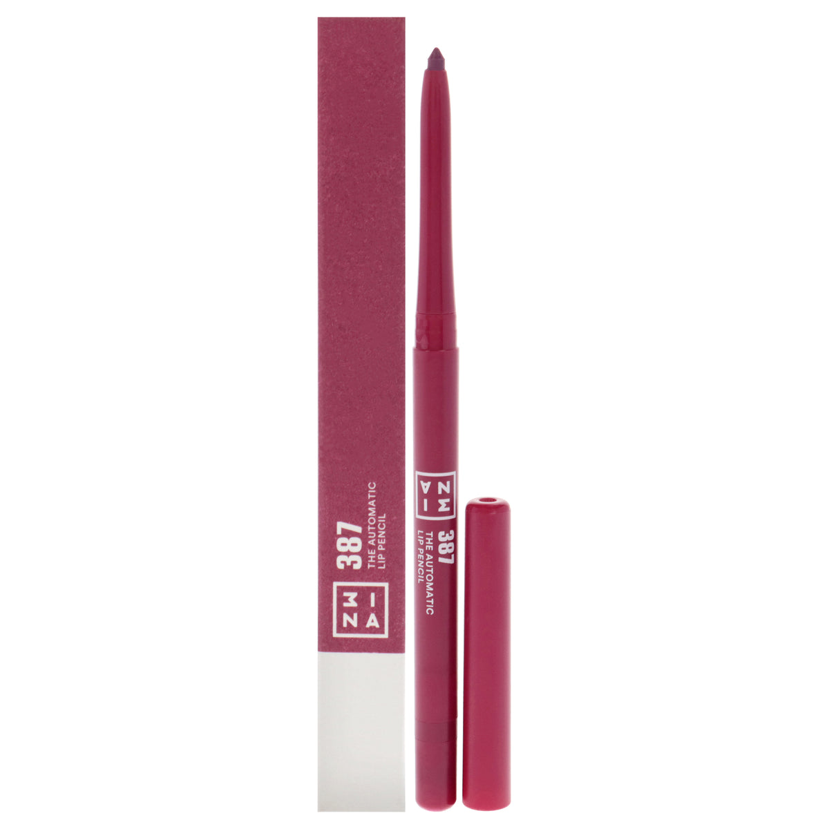 The Automatic Lip Pencil - 387 Purple by 3INA for Women - 0.01 oz Lip Pencil
