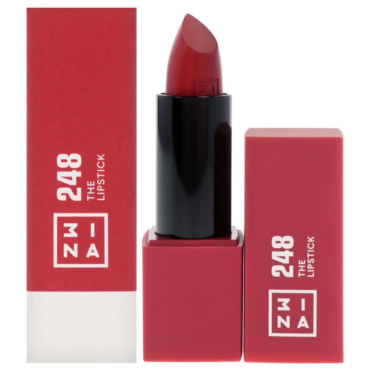 The Lipstick - 248 Pink Red by 3INA for Women - 0.16 oz Lipstick