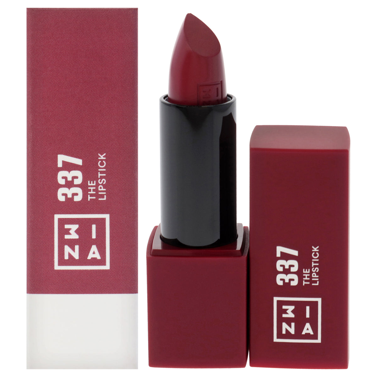 The Lipstick - 337 Burgundy by 3INA for Women - 0.16 oz Lipstick