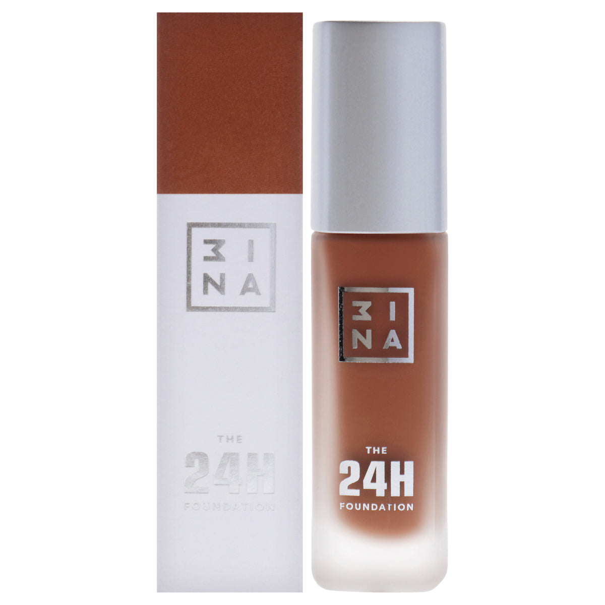 The 24H Foundation - 669 Medium Brown by 3INA for Women - 1.01 oz Foundation