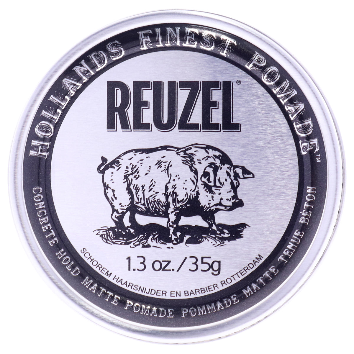 Concrete Hold Matte Pomade by Reuzel for Men - 1.3 oz Pomade