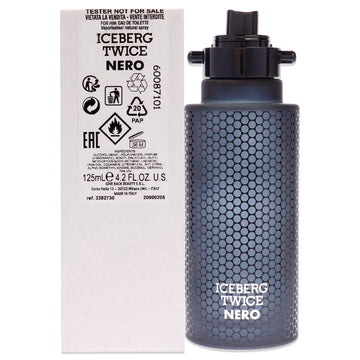 Iceberg Twice Nero by Iceberg for Men - 4.2 oz EDT Spray