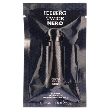 Iceberg Twice Nero by Iceberg for Men - 1.2 ml EDT Spray Vial
