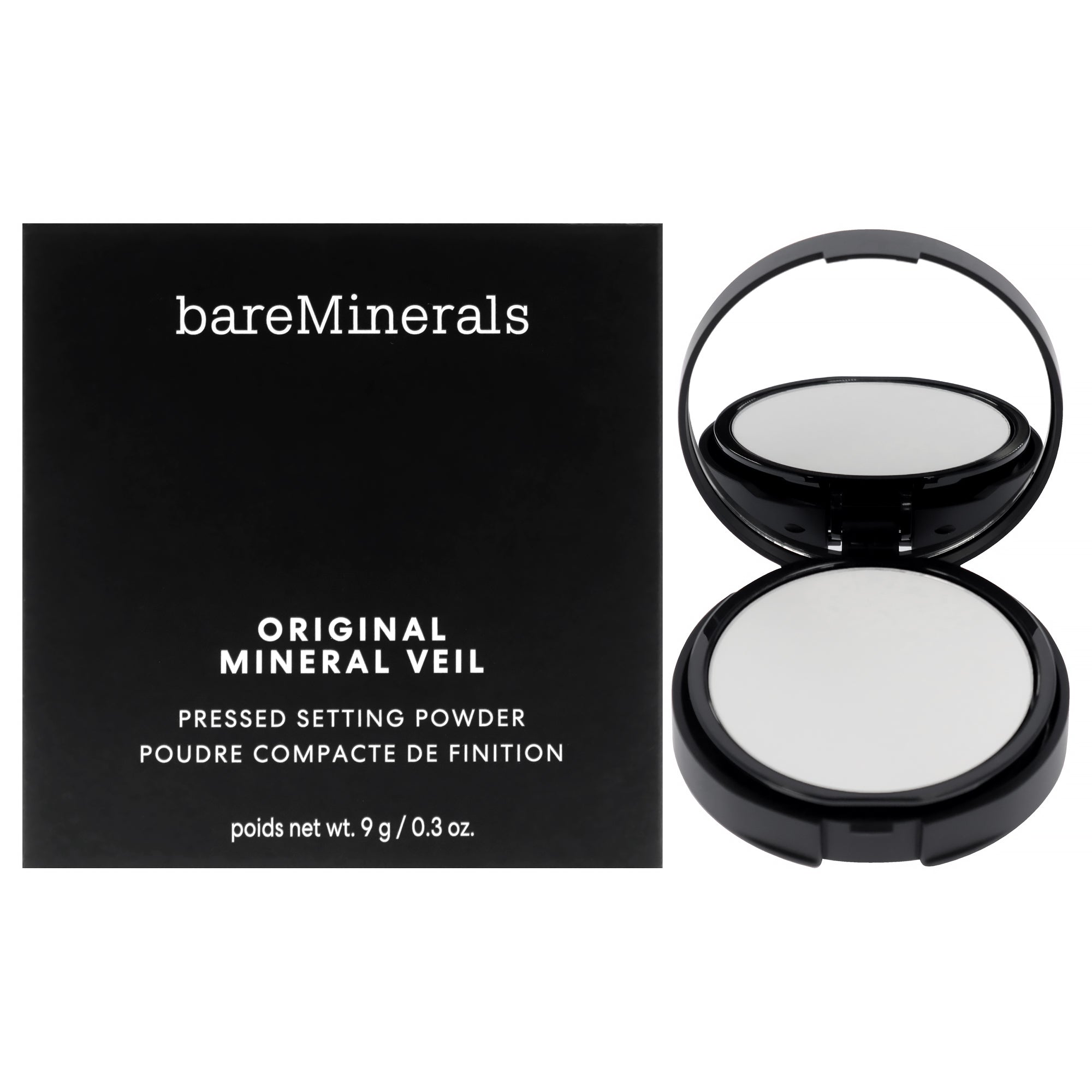 Original Mineral Veil Pressed Setting Powder - Translucent by bareMinerals for Women - 0.3 oz Powder