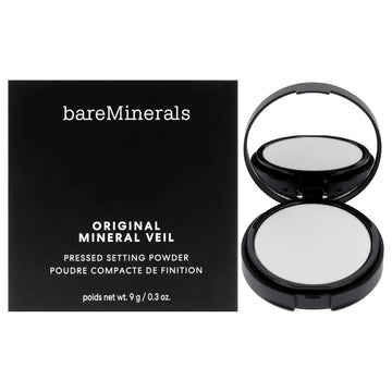 Original Mineral Veil Pressed Setting Powder - Translucent by bareMinerals for Women - 0.3 oz Powder