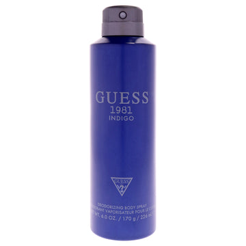 Guess 1981 Indigo by Guess for Men - 6 oz Body Spray